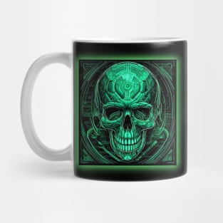 Neon Green Skull Mug